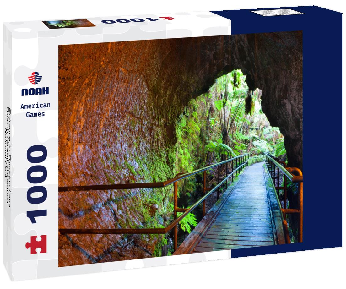 Noah Jigsaw Puzzle Entrance to Thurston Lava Tube in Hawaii Volcanoes National Park 1000 Pieces