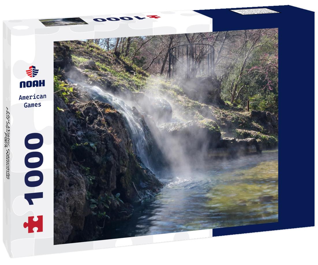 Noah Jigsaw Puzzle Hot Water Cascade, Hot Springs National Park 1000 Pieces