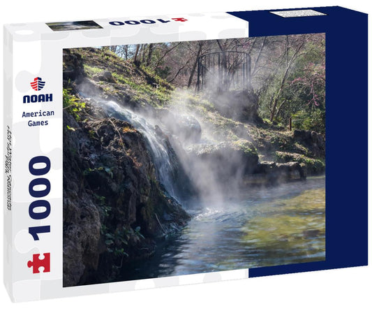 Noah Jigsaw Puzzle Hot Water Cascade, Hot Springs National Park 1000 Pieces
