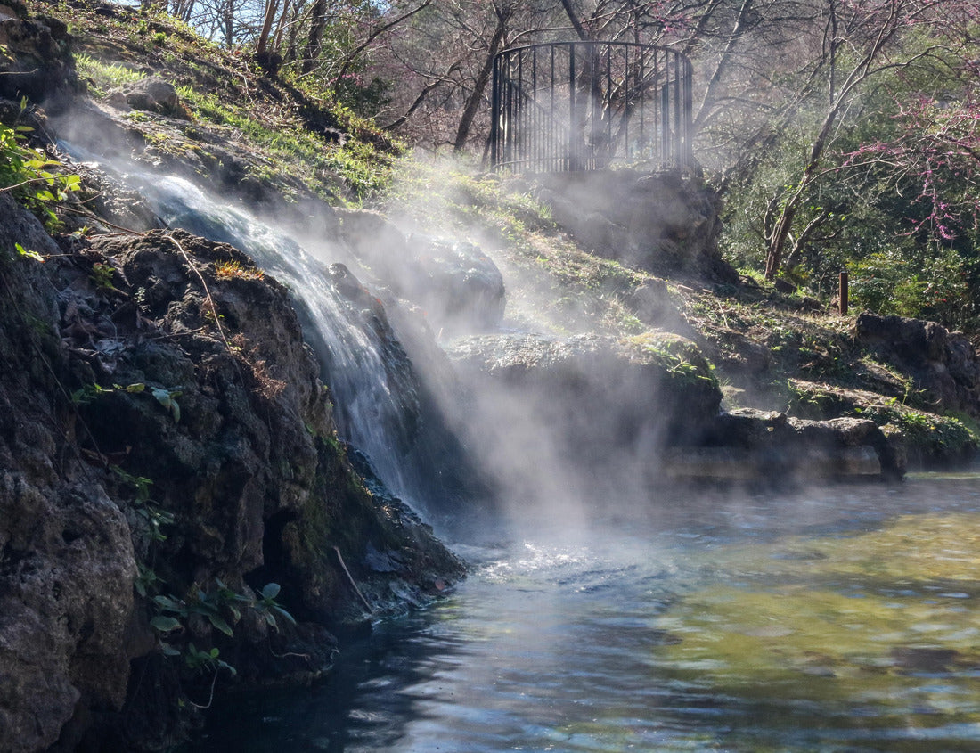 Noah Jigsaw Puzzle Hot Water Cascade, Hot Springs National Park 1000 Pieces