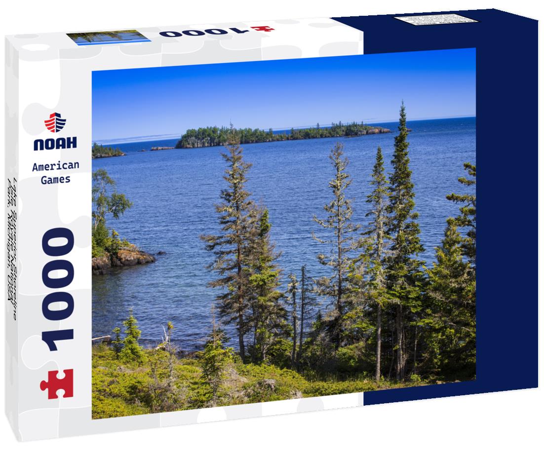 Noah Jigsaw Puzzle Lake Superior Shoreline, Isle Royale National Park, Michigan, USA 1000 Pieces
