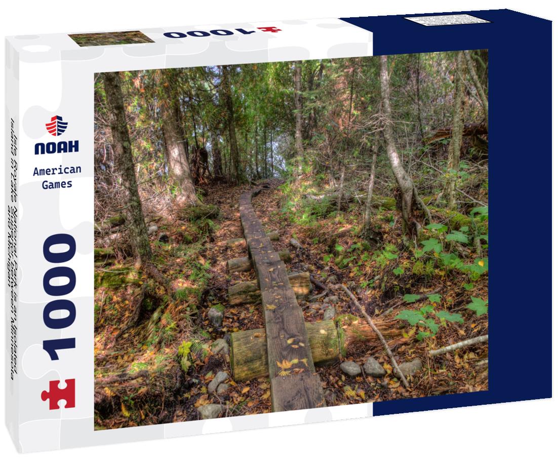 Noah Jigsaw Puzzle Isle Royale National Park is an Isolated Island in Lake Superior between Minnesota and Michigan 1000 Pieces