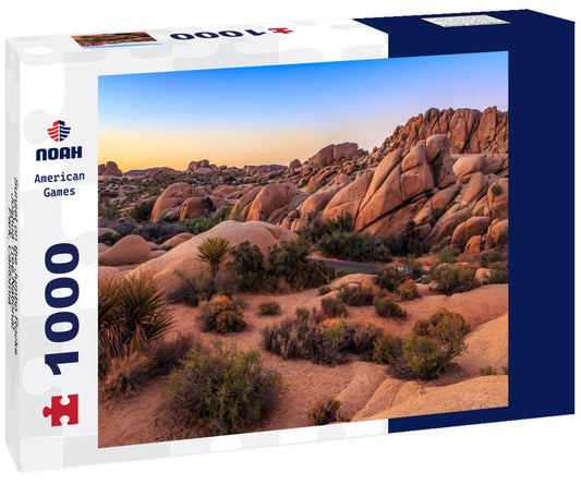 Noah Jigsaw Puzzle Sunset on the Jumbo Rocks, Joshua Tree National Park, California 1000 Pieces