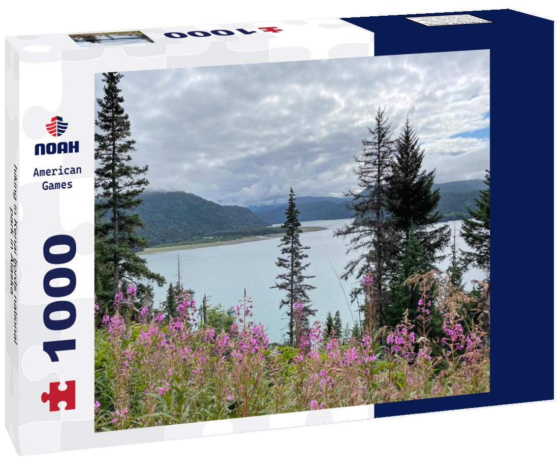 Noah Jigsaw Puzzle hiking in Kenai fjords national park in Alaska 1000 Pieces