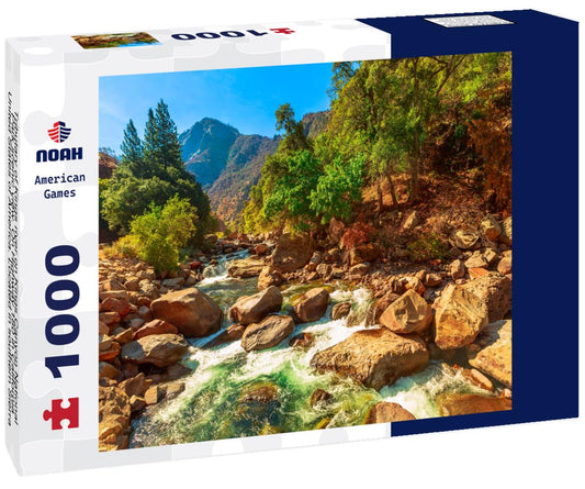 Noah Jigsaw Puzzle Tributary of Kings river on Kings Canyon National Park scenic view. On Highway 180 in California, United States of America. Located in southern Sierra Nevada, bordered by Sequoia National Park 1000 Pieces
