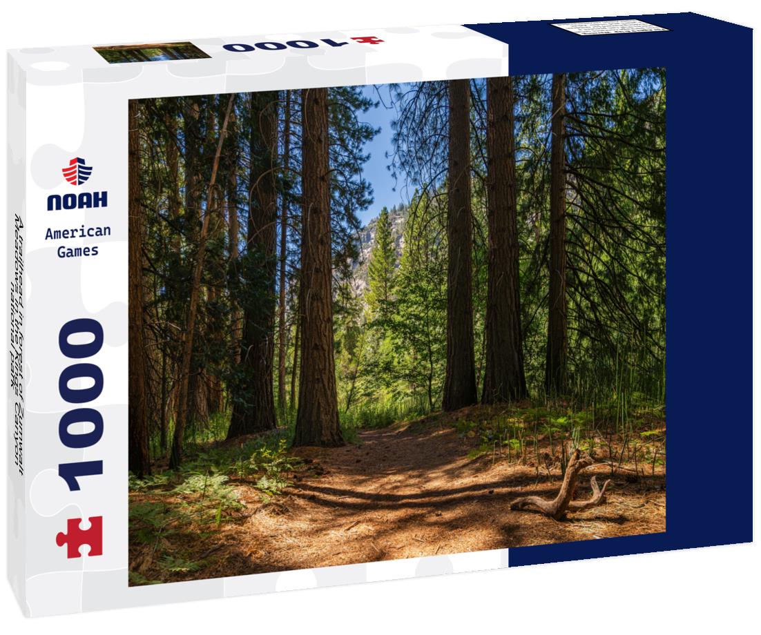 Noah Jigsaw Puzzle A trailhead in forest of Zumwalt Meadows in the Kings Canyon national park 1000 Pieces