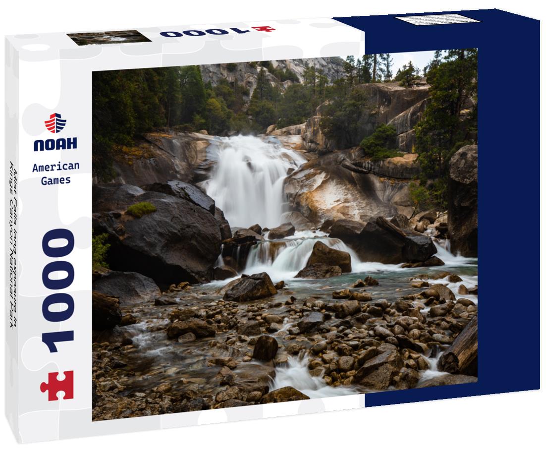 Noah Jigsaw Puzzle Mist Falls long exposure in Kings Canyon National Park 1000 Pieces