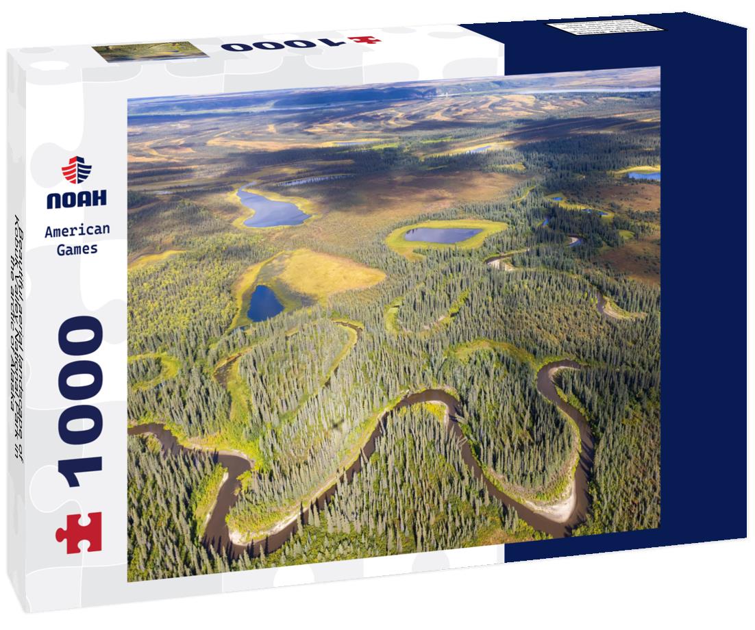 Noah Jigsaw Puzzle Beautiful aerial landscape of Kobuk Valley National Park in the arctic of Alaska 1000 Pieces