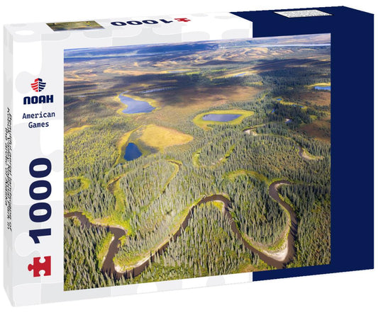 Noah Jigsaw Puzzle Beautiful aerial landscape of Kobuk Valley National Park in the arctic of Alaska 1000 Pieces