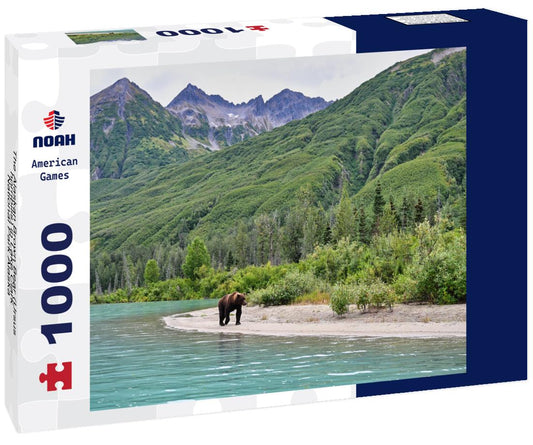 Noah Jigsaw Puzzle The Alaskan Brown Bear (Ursus horribilis) in Lake Clark National Park Alaska 1000 Pieces