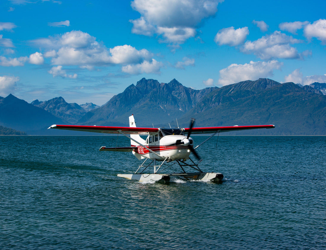 Noah Jigsaw Puzzle Lake Clark National Park and Preserve, Cook Inlet, Kenai Peninsula, Alaska, Floatplane, Mount Iliamna Volcano 1000 Pieces