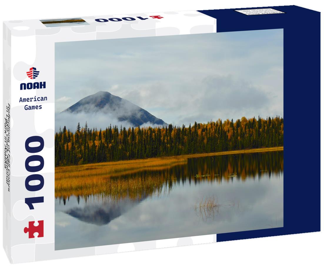 Noah Jigsaw Puzzle Reflections of Fall Colors in Lake Clark National Park in Alaska 1000 Pieces