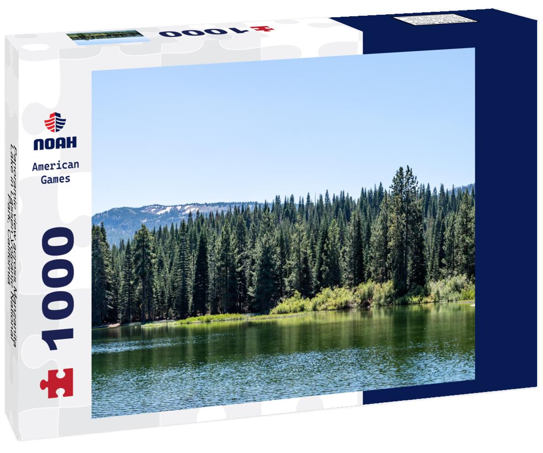 Noah Jigsaw Puzzle Panoramic view across Manzanita Lake in Lassen Volcanic National Park, California 1000 Pieces