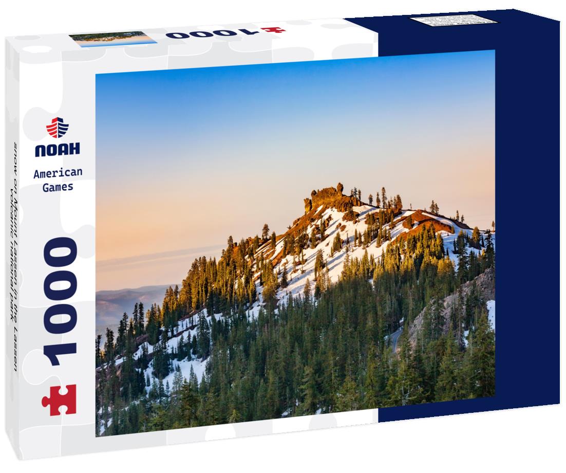 Noah Jigsaw Puzzle snow on Mount Lassen in the Lassen volcanic national park 1000 Pieces