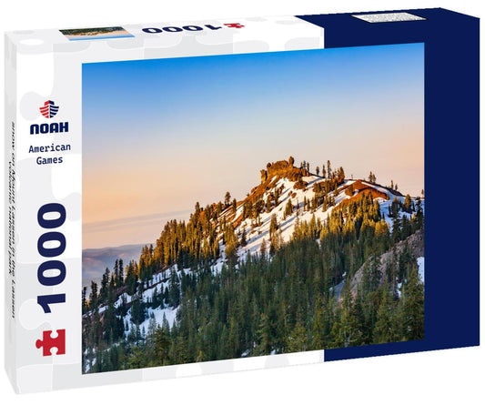 Noah Jigsaw Puzzle snow on Mount Lassen in the Lassen volcanic national park 1000 Pieces