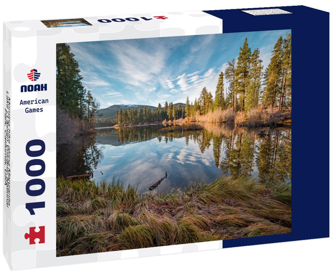 Noah Jigsaw Puzzle Morning hike along Manzanita Lake | Lassen Volcanic National Park, California, USA 1000 Pieces