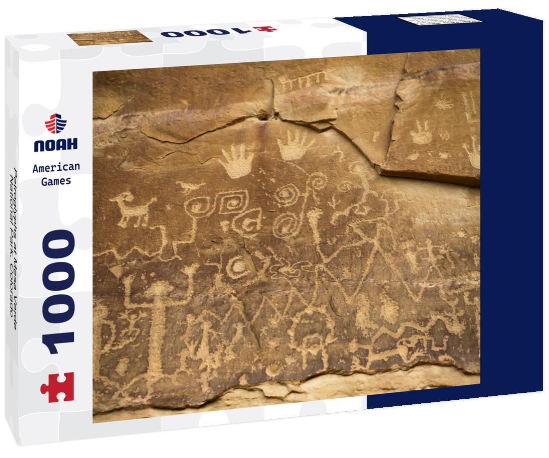 Noah Jigsaw Puzzle Petroglyphs at Mesa Verde National Park, Colorado 1000 Pieces