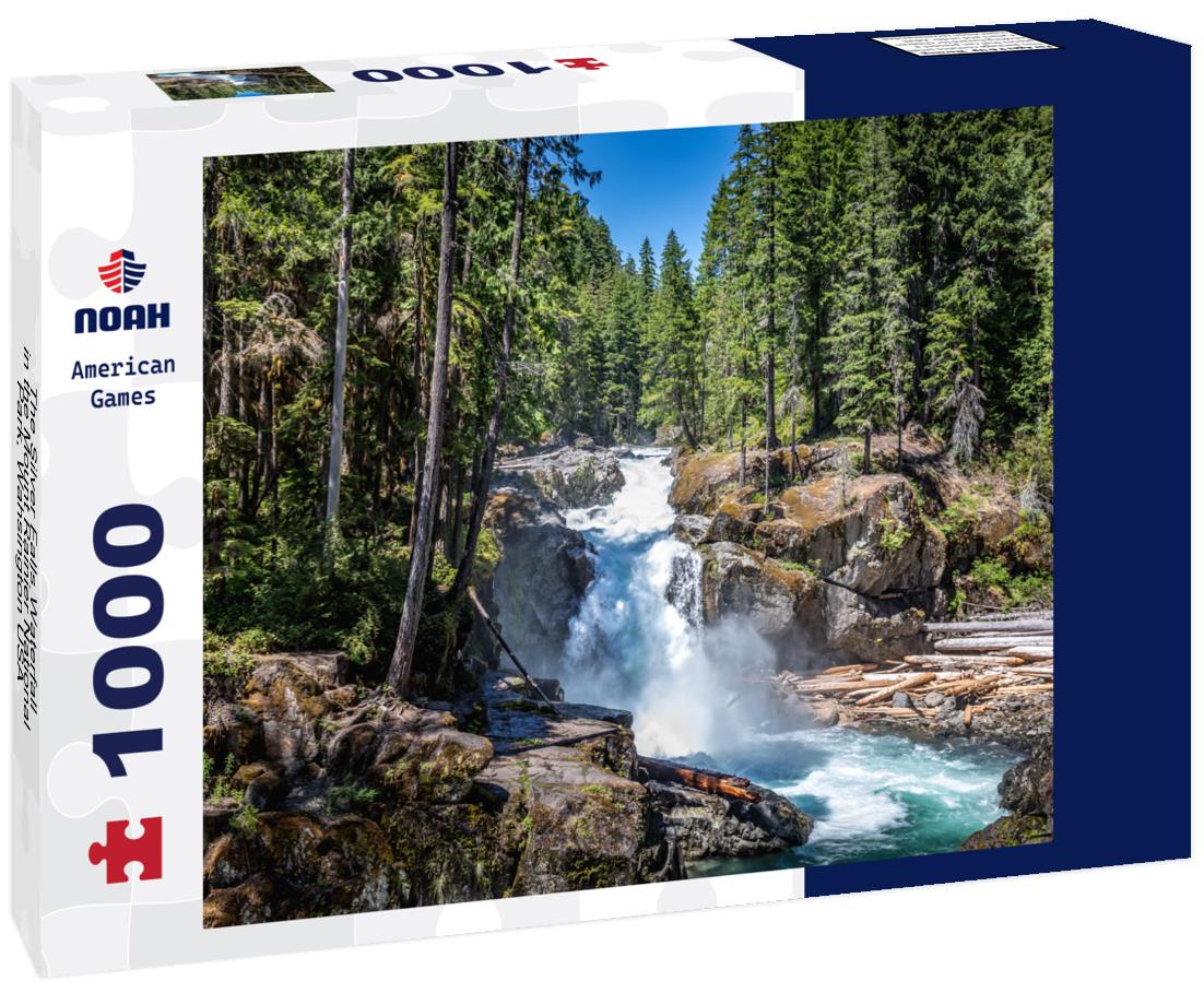 Noah Jigsaw Puzzle The Silver Falls Waterfall in the Mount Rainier National Park, Wahsington USA 1000 Pieces