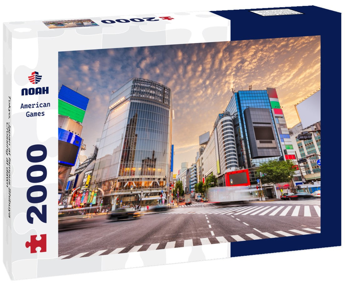 Tokyo, Japan at famous Shibuya Crossing at dawn 2000pc Puzzle