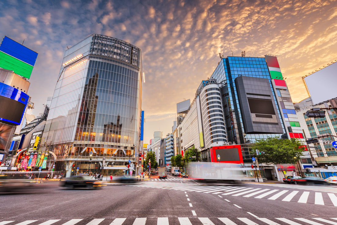 Tokyo, Japan at famous Shibuya Crossing at dawn 2000pc Puzzle