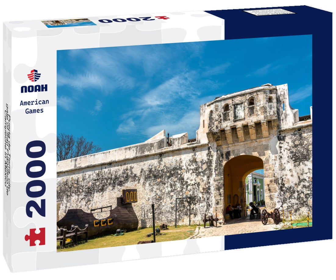 Puerta de Tierra, city gate of San Francisco de Campeche in Mexico 2000pc Puzzle