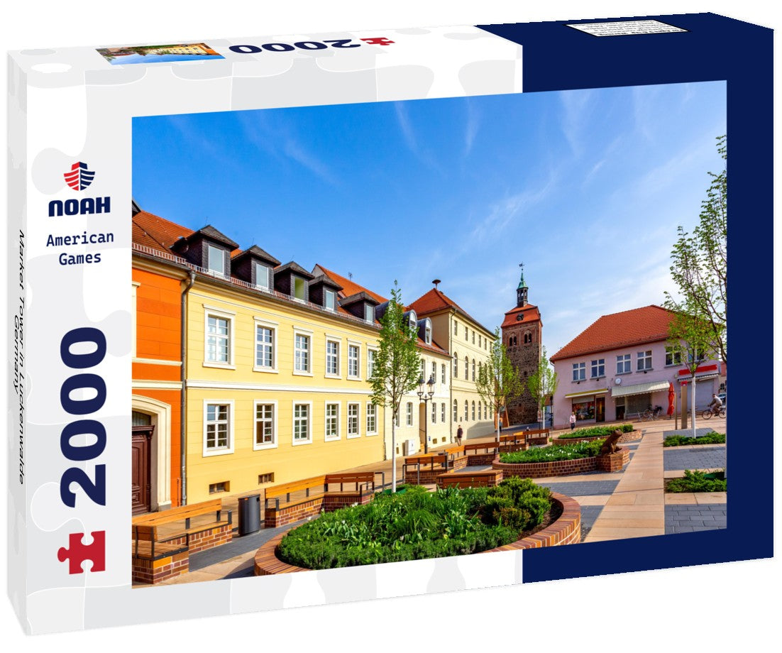 Noah Jigsaw Puzzle Market Tower in Luckenwalde, Germany 2000 pieces