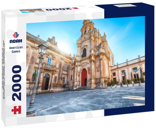 Noah Jigsaw Puzzle Architectural details of the church San Giuseppe. Historic center built in the late baroque style. Ragusa, Sicily, Italy 2000 pieces