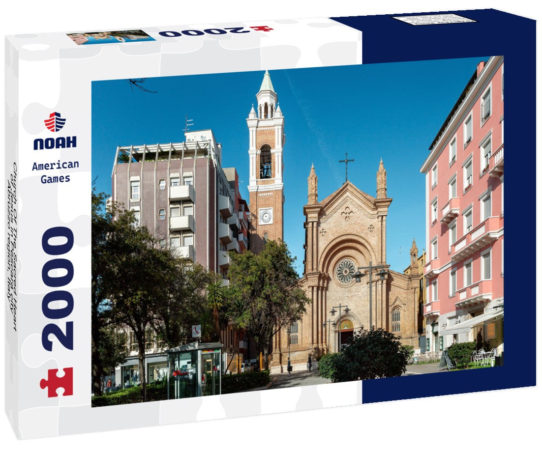 Church Of The Sacred Heart of Jesus in Pescara city, Abruzzo region, Italy 2000pc Puzzle