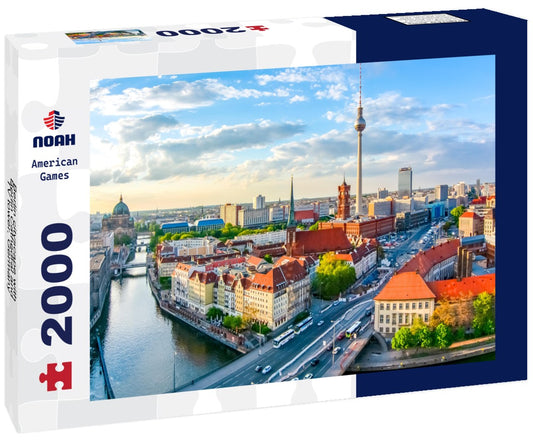 Noah Jigsaw Puzzle Berlin cityscape with Berlin Cathedral and TV tower, Germany 2000 pieces