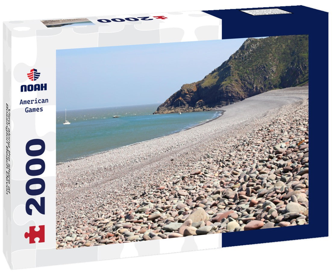 Noah Jigsaw Puzzle View along the shore at Bossington Beach Devon 2000 pieces