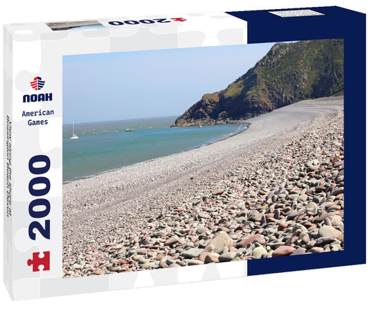 Noah Jigsaw Puzzle View along the shore at Bossington Beach Devon 2000 pieces