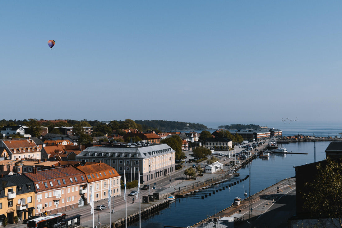 Karlshamn city in sweden with a sky without clouds 2000pc Puzzle