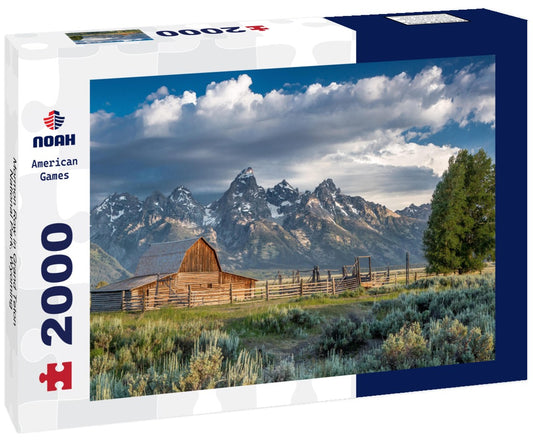 Noah Jigsaw Puzzle Mormon Row in Grand Teton National Park, Wyoming 2000 pieces