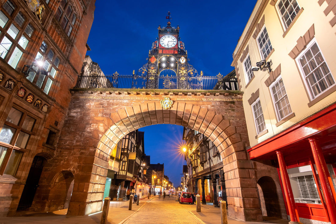 The East Gate is a prominent landmark in the city of Chester and is said to be the second most photographed clock in England after Big Ben 2000pc Puzzle
