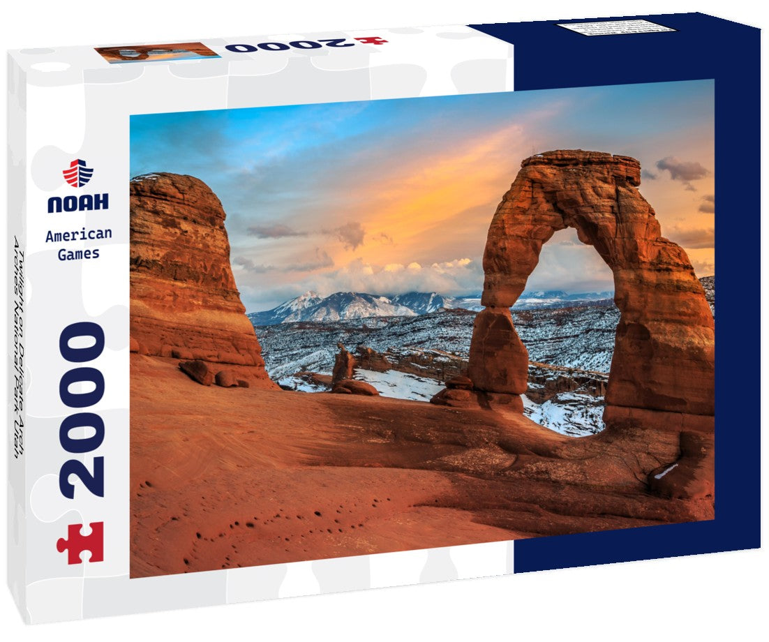 Twilight on Delicate Arch, Arches National Park Utah 2000pc Puzzle