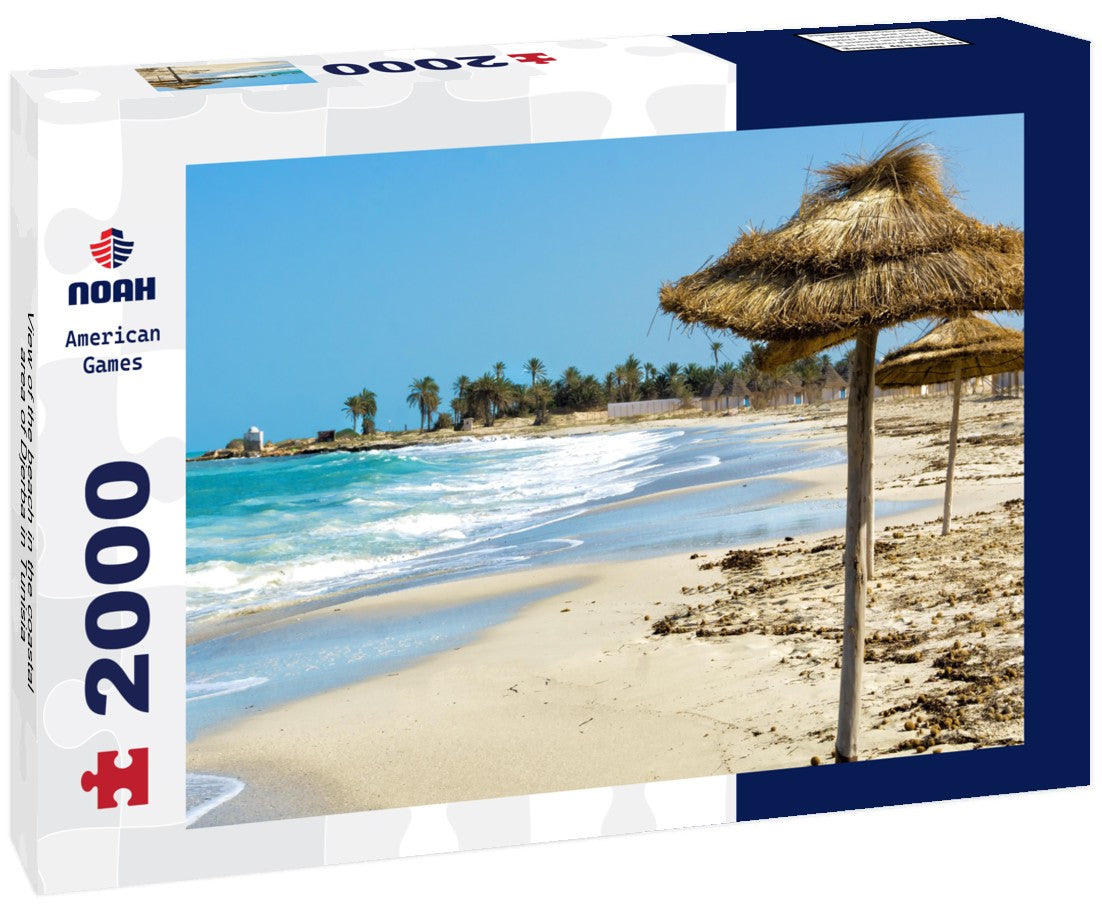 the beach in the coastal area of Djerba in Tunisia 2000pc Puzzle
