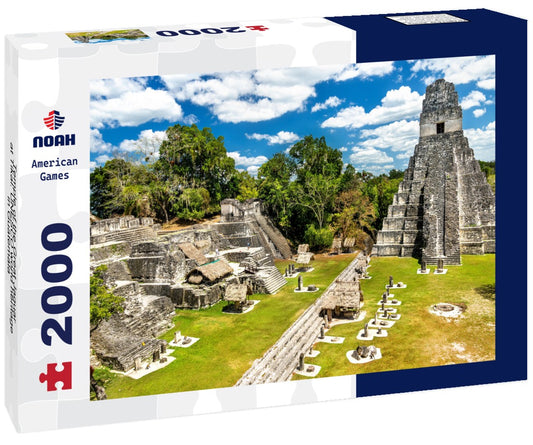 Noah Jigsaw Puzzle Temple of the Great Jaguar at Tikal. UNESCO world heritage in Guatemala 2000 pieces