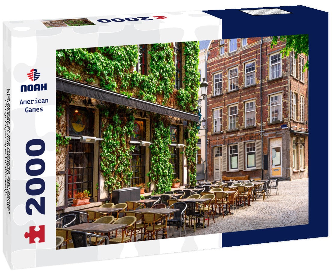Old street of the historic city center of Antwerp (Antwerpen), Belgium. Cozy cityscape of Antwerp 2000pc Puzzle