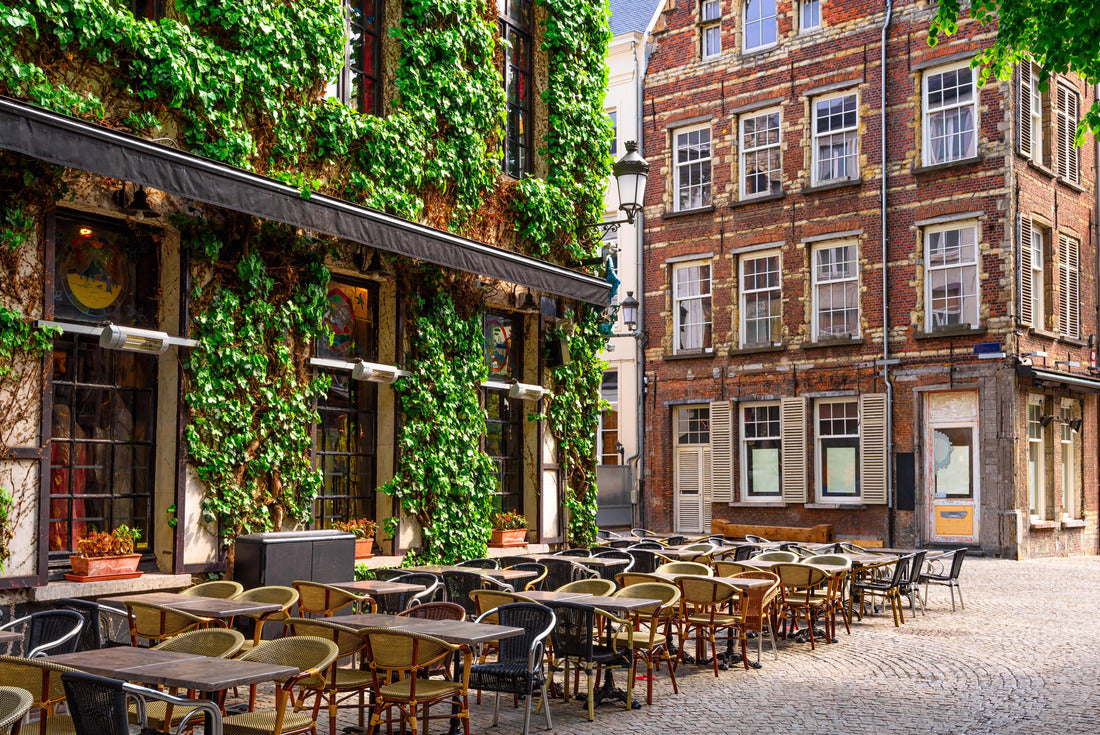 Old street of the historic city center of Antwerp (Antwerpen), Belgium. Cozy cityscape of Antwerp 2000pc Puzzle