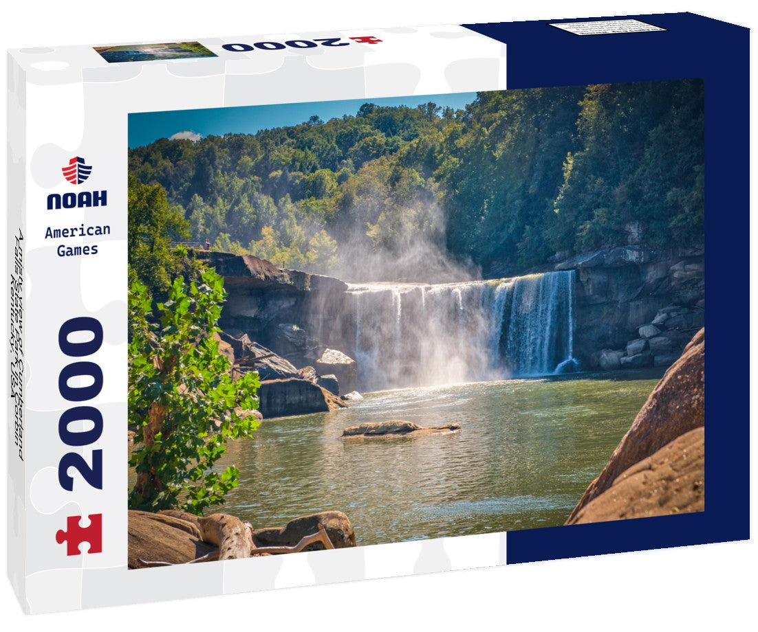 A misty view of Cumberland Falls State Park in Corbin, Kentucky, USA 2000pc Puzzle