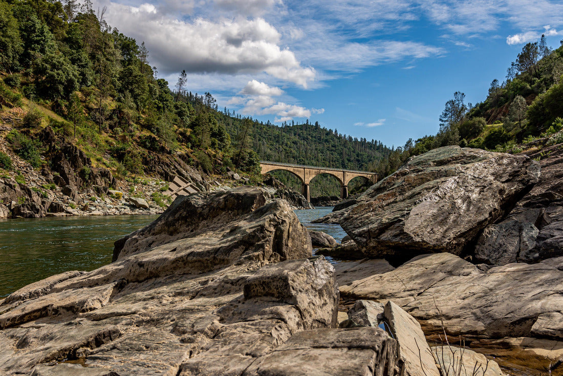 Mountain Quarries Railroad Bridge completed in 1912 ~ it crosses the American River in the foothills of the Sierra Nevadas in Auburn, California 2000pc Puzzle