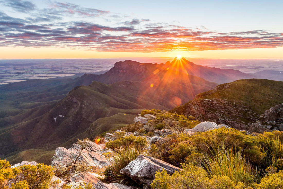 Early morning / sunrise from the peak of Bluff Knoll in the Stirling Range National Park, Western Australia, Australia 2000pc Puzzle