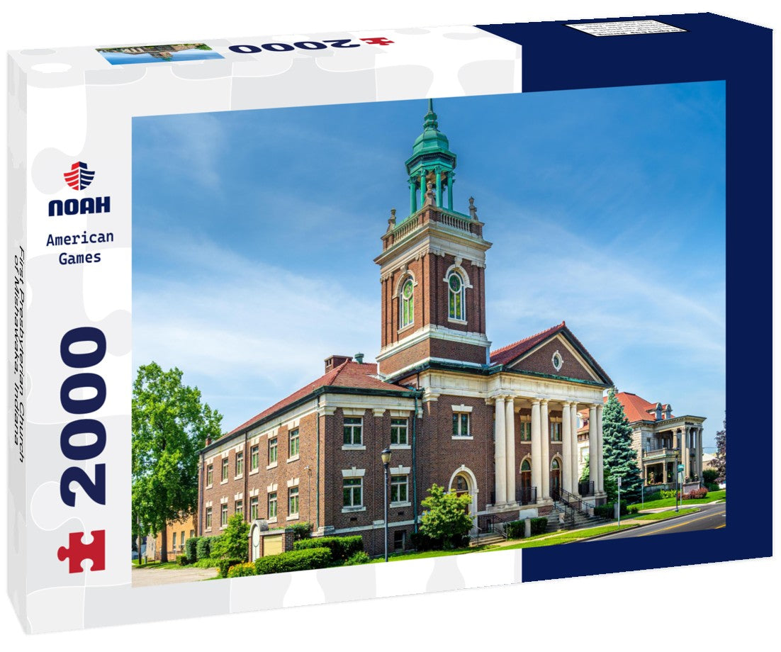 Noah Jigsaw Puzzle First Presbyterian Church of Mishawaka, Indiana 2000 pieces