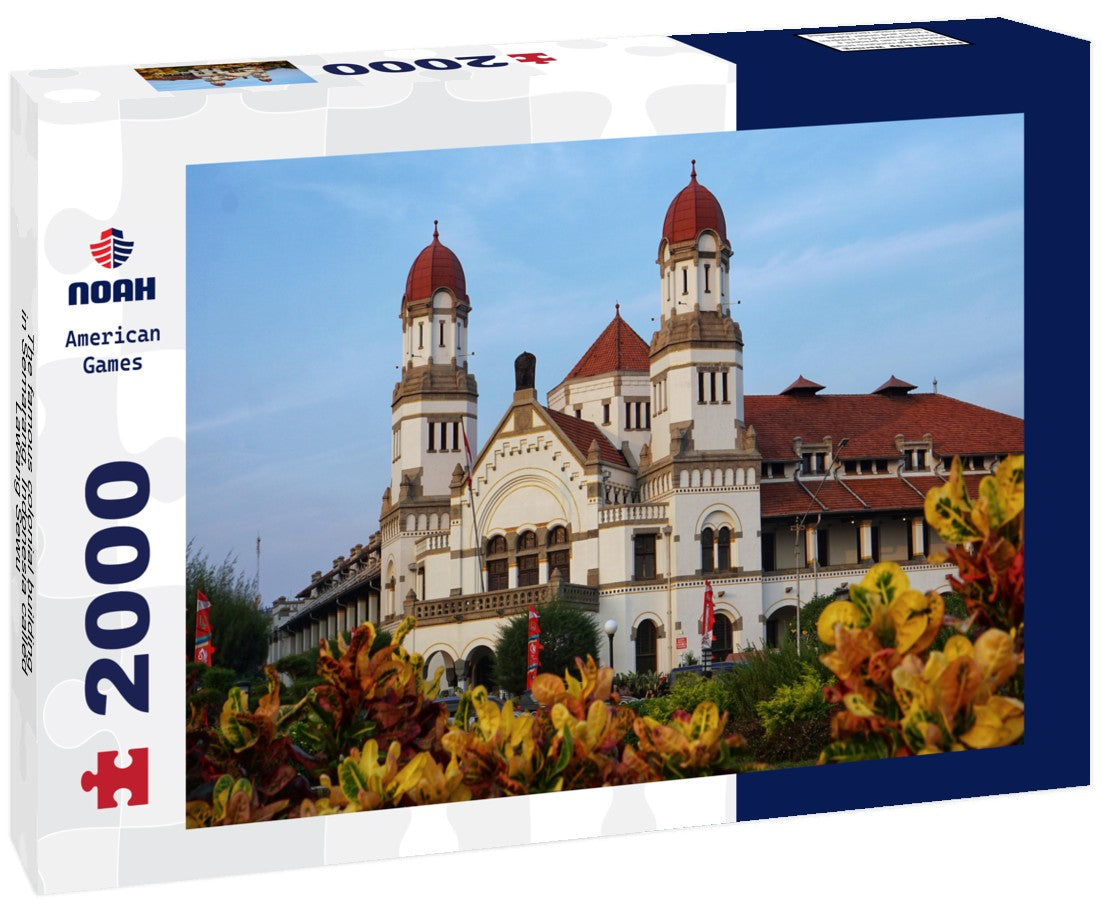 The famous colonial building in Semarang, Indonesia called Lawang Sewu 2000pc Puzzle