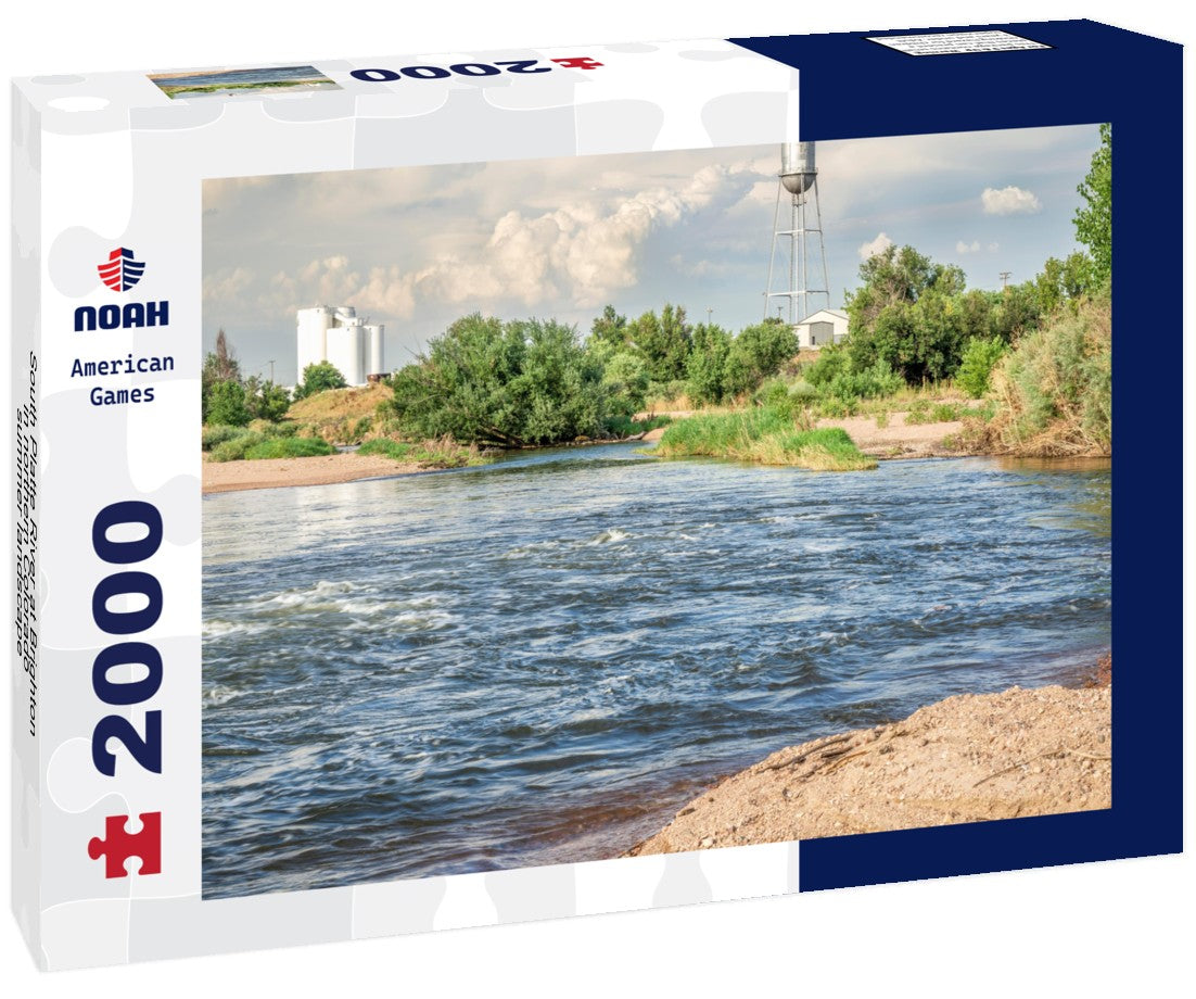 South Platte River at Brighton in northern Colorado, summer landscape 2000pc Puzzle