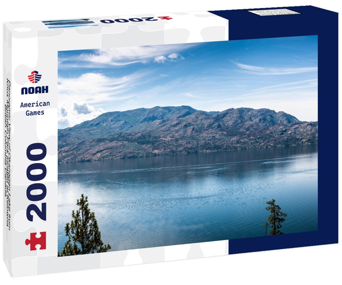 Okanagan Lake from Knox Mountain Park located at Kelowna British Columbia Canada 2000pc Puzzle