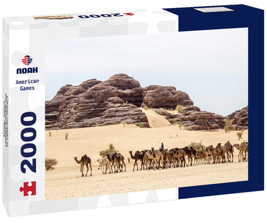 Noah Jigsaw Puzzle Camel caravan in the Sahara Desert, Chad, Africa 2000 pieces