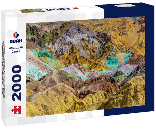 Colorful Artist's Palette rocks on the mountain side in Death Valley National Park, California, USA 2000pc Puzzle