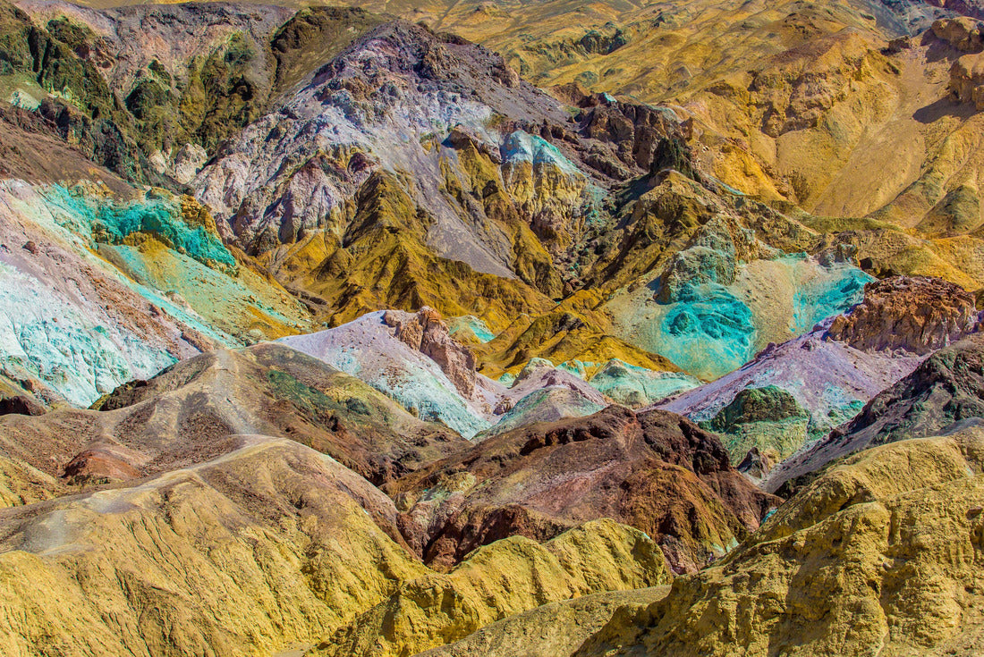 Colorful Artist's Palette rocks on the mountain side in Death Valley National Park, California, USA 2000pc Puzzle