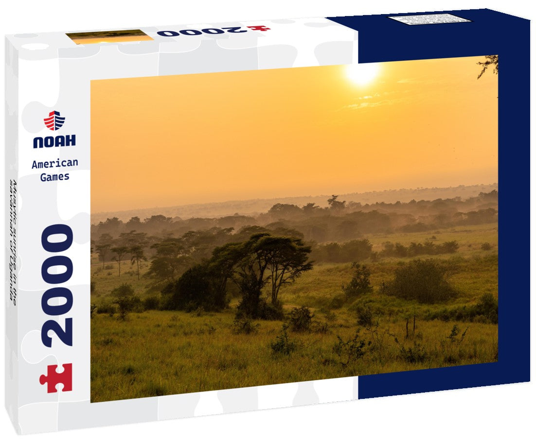 Noah Jigsaw Puzzle Musytic sunrise in the savannah of Uganda 2000 pieces